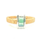 Tan Cork Turquoise Porcelain Bracelet